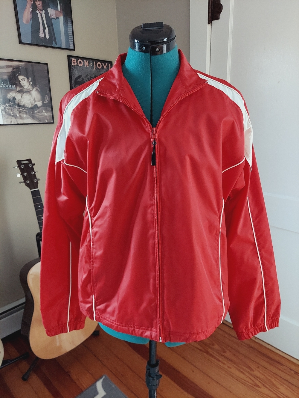 Russell Athletics Zip-Front Windbreaker Track Jacket